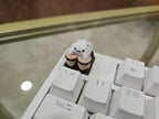 Hand-Painted Bongo Cat Artisan Keycap for mechanical keyboard