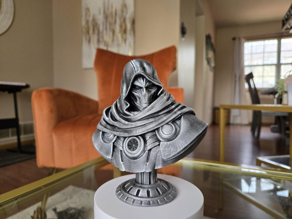 Hand-painted doom comic bust collectible display figure