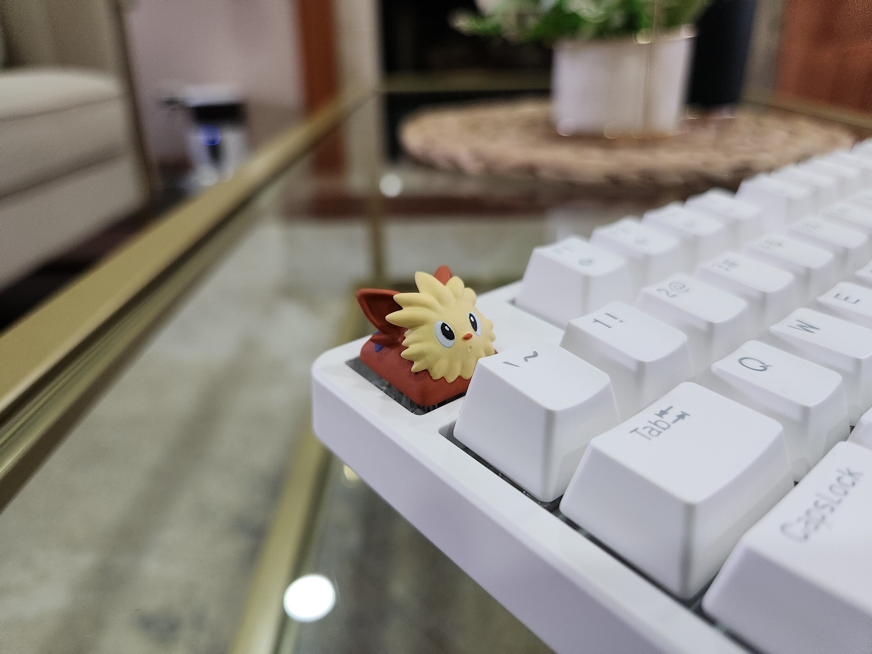 Hand-Painted Lillipup Artisan Keycap for mechanical keyboard