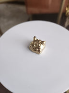 Metallic Warrior Crest – metallic artisan keycap for mechanical keyboard – view 3
