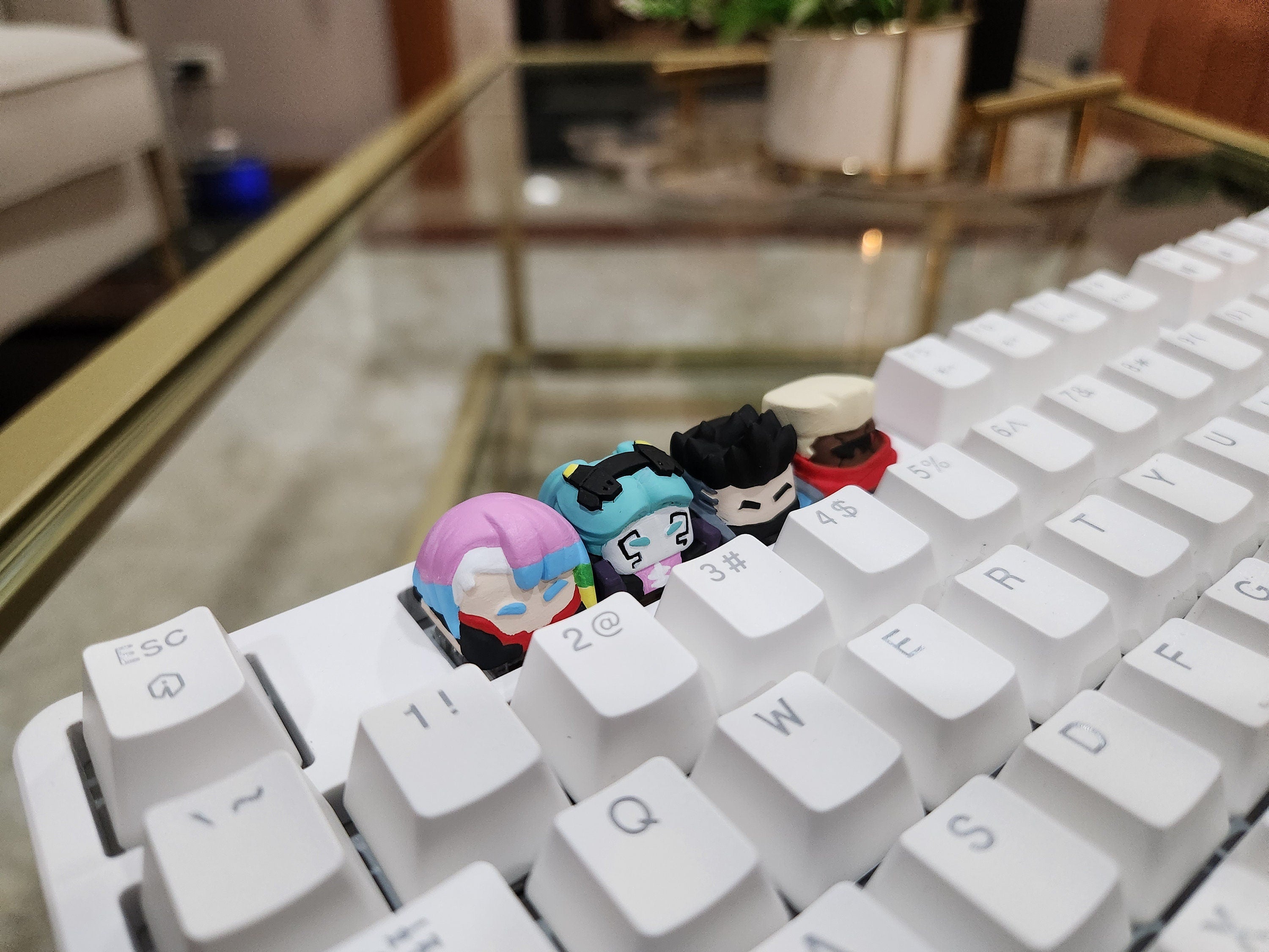 Hand-Painted Anime Artisan Keycap for mechanical keyboard