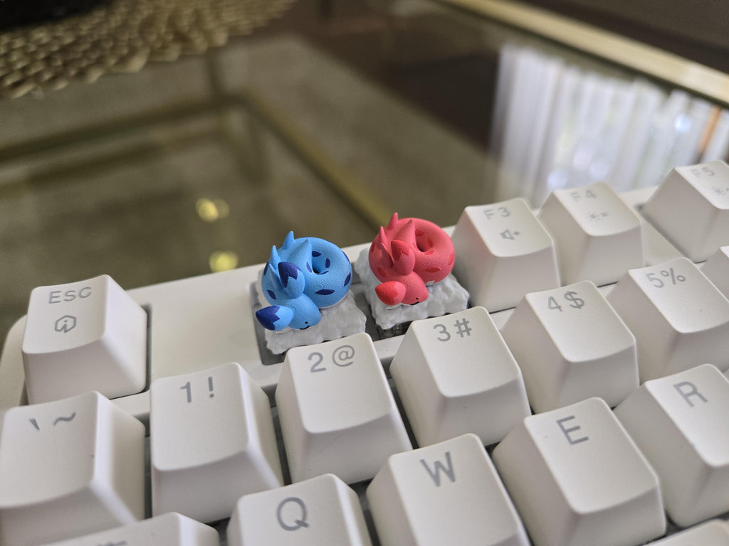 Hand-Painted Palworld Chillet Video Game Artisan Keycap for mechanical keyboard