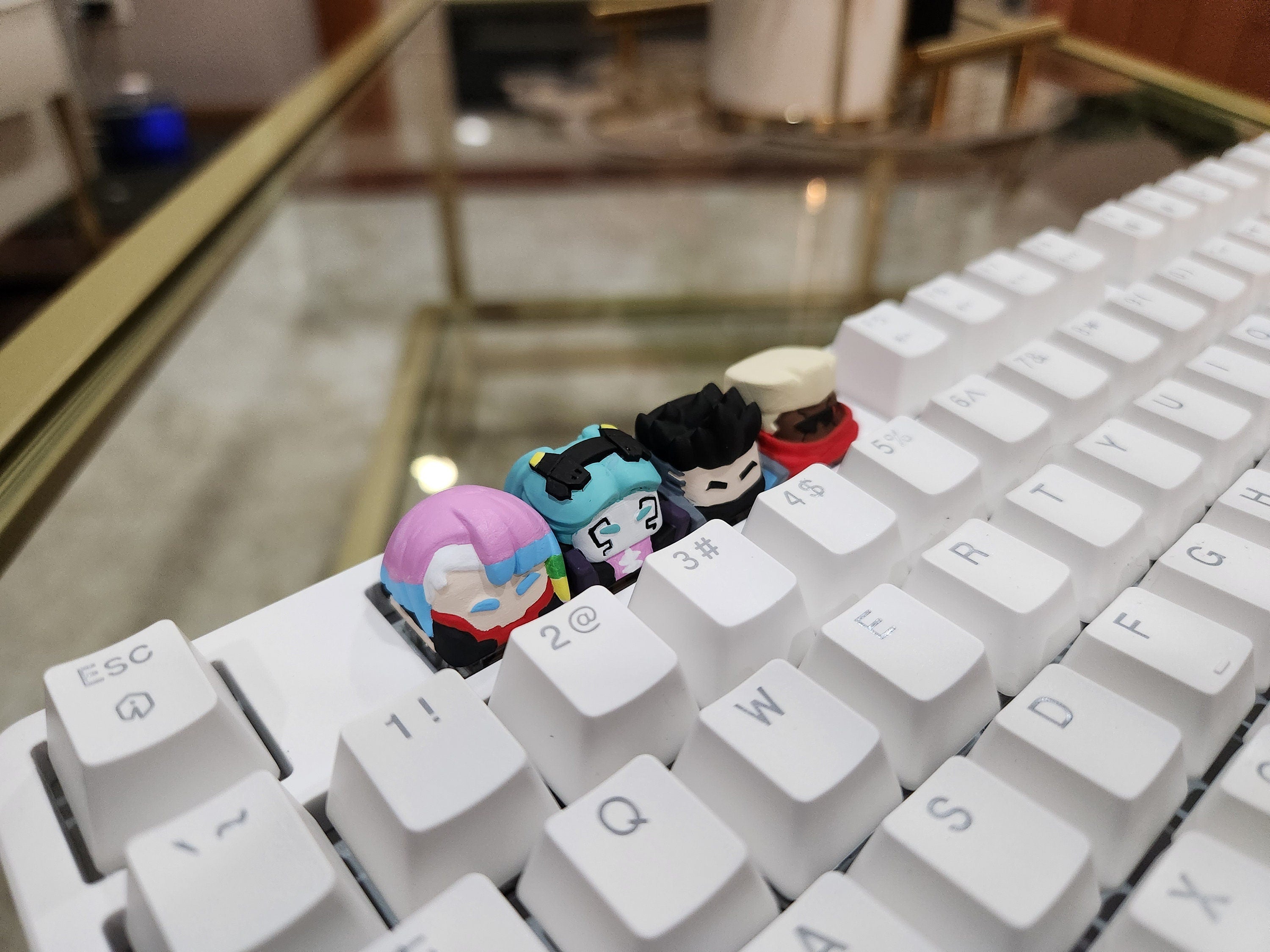 Hand-Painted Anime Artisan Keycap for mechanical keyboard