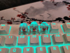 Clear Video Game Artisan Keycap for mechanical keyboard