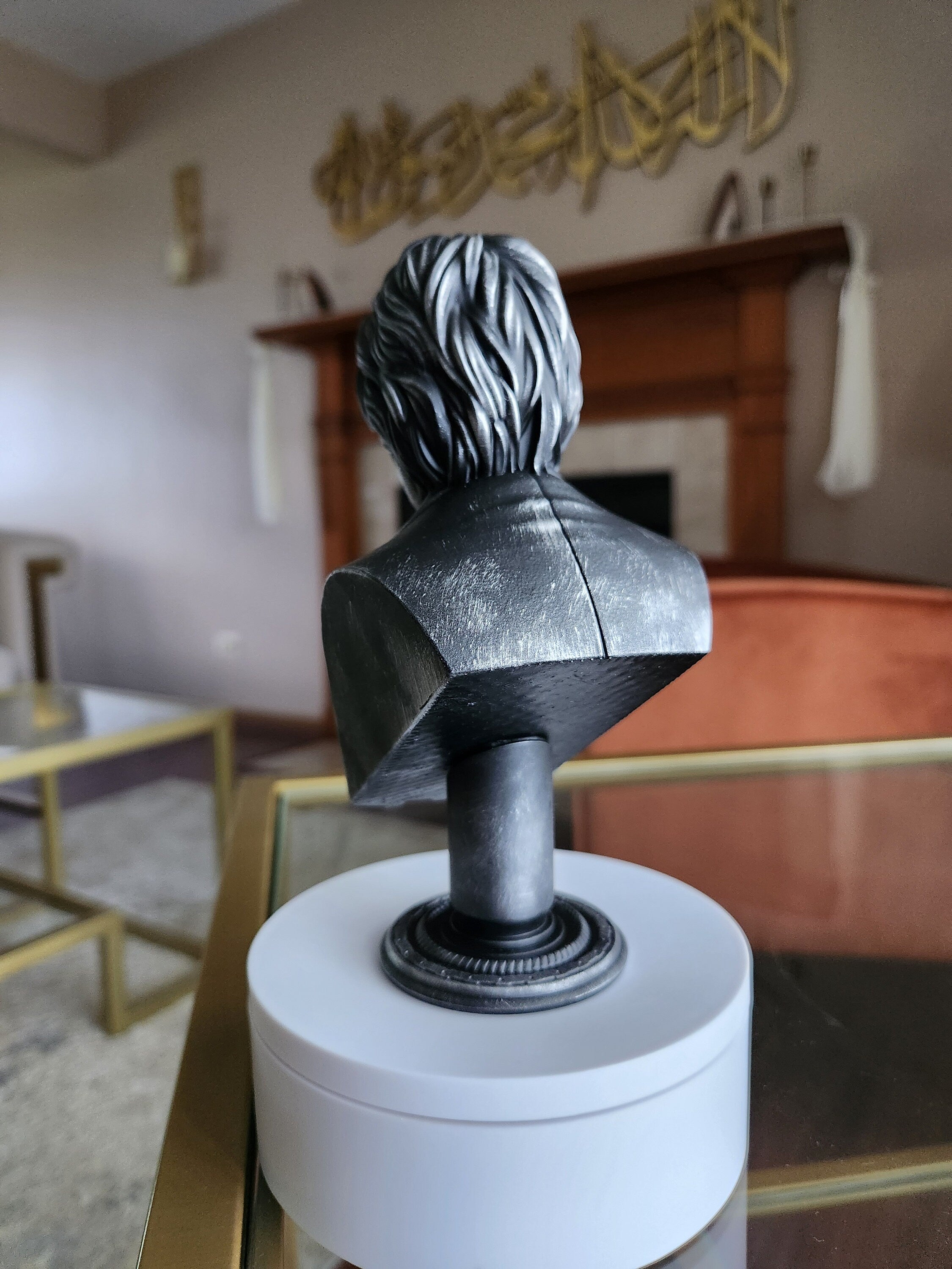 Hand-painted john wick bust – 6.5 inches tall collectible display figure