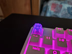 Clear Demon Skull Artisan Keycap for mechanical keyboard