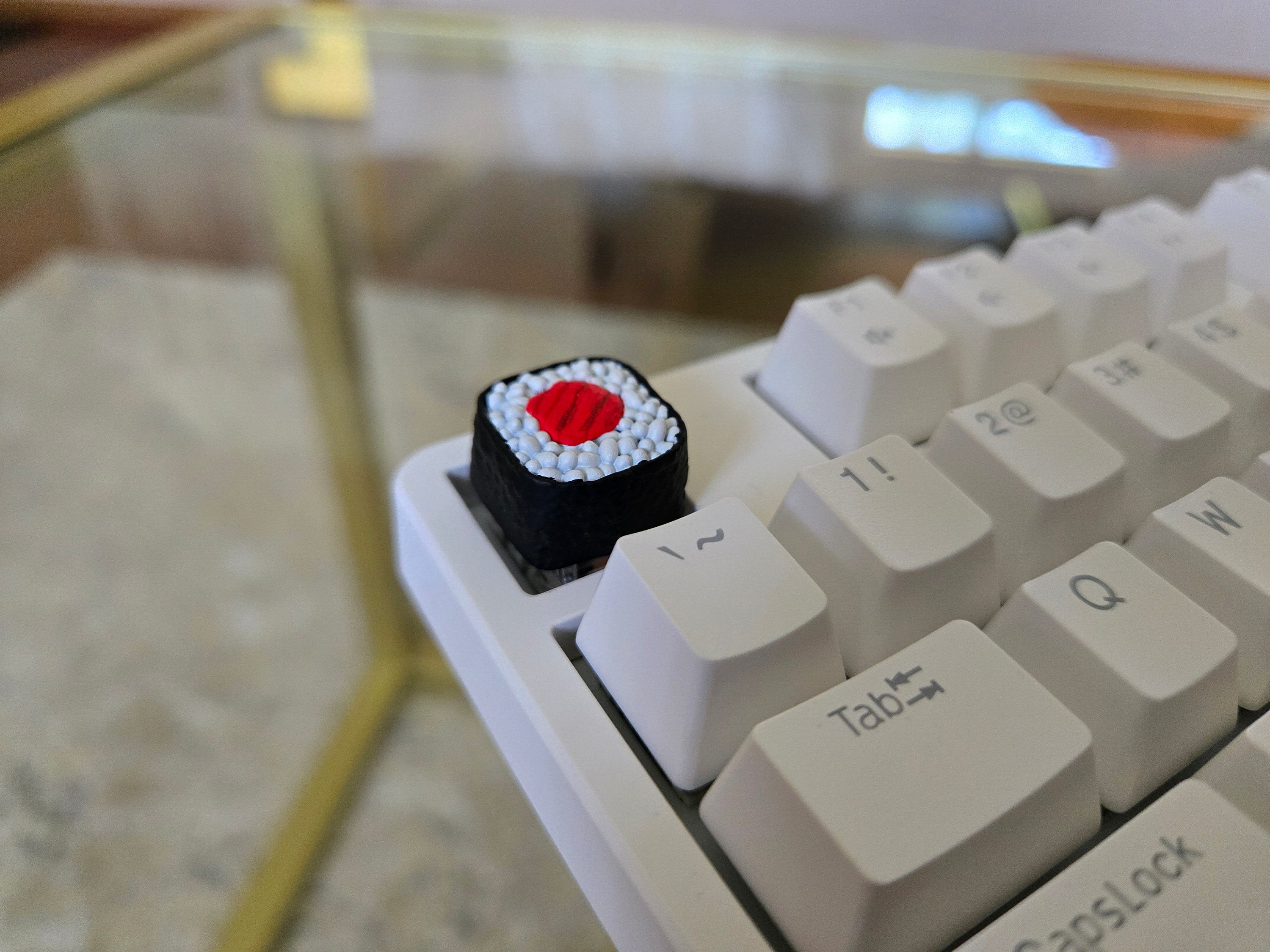 Hand-Painted Sushi Artisan Keycap for mechanical keyboard