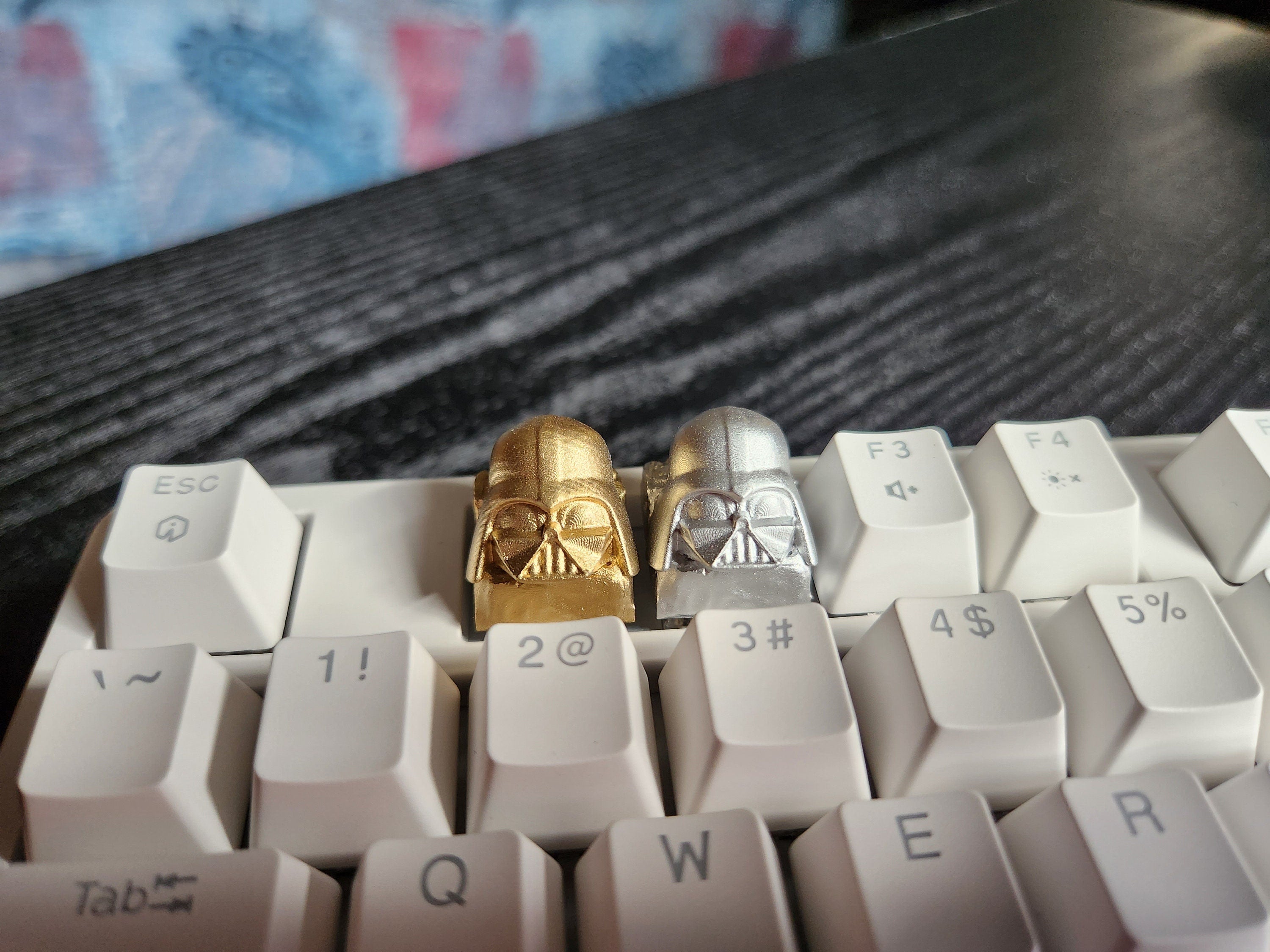 Hand-Painted Video Game Metallic Artisan Keycap for mechanical keyboard