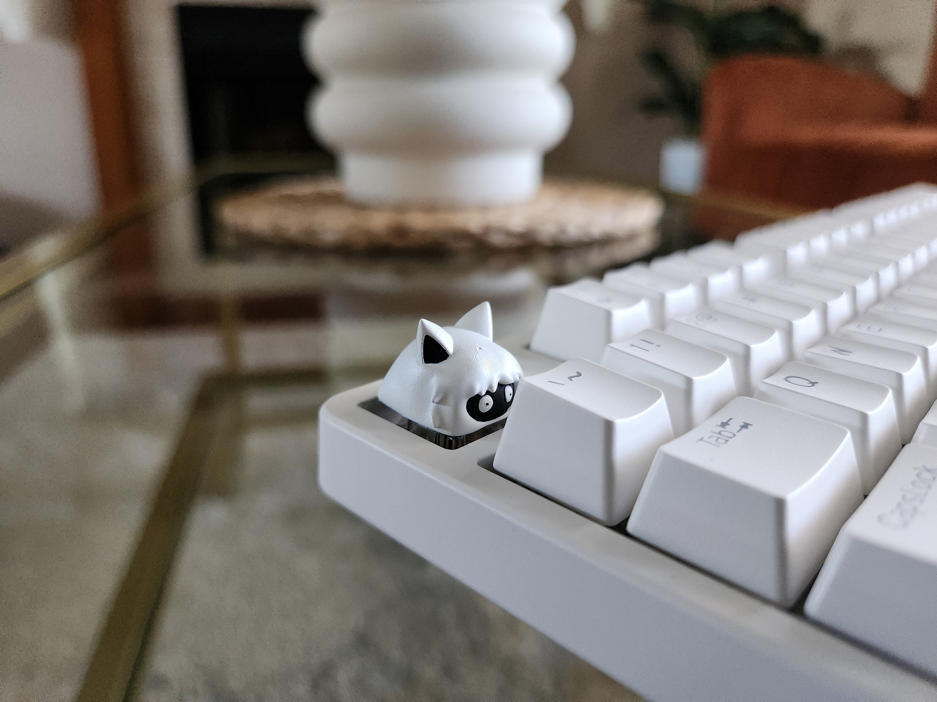 Hand-Painted Palworld Wumpo Video Game Artisan Keycap for mechanical keyboard
