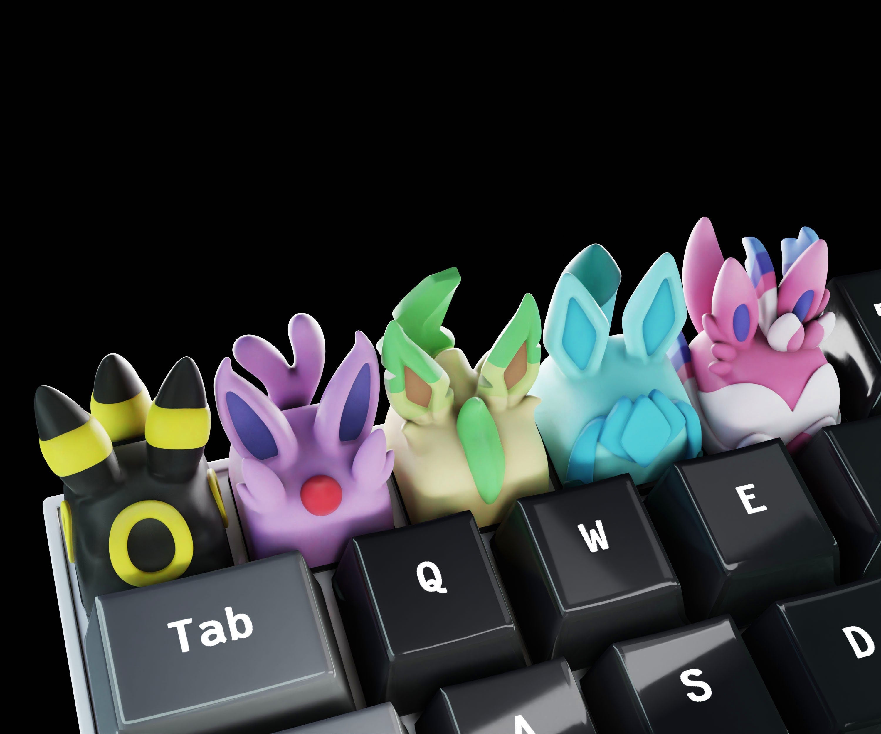 Hand-Painted Anime Artisan Keycaps for mechanical keyboard