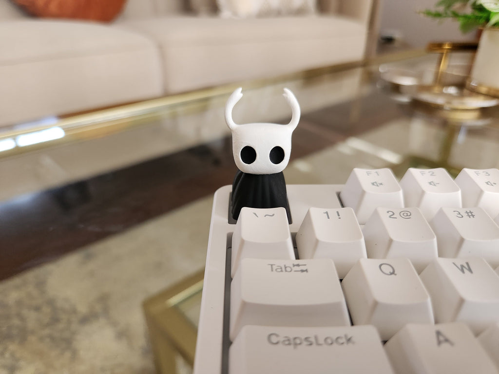 Hand-painted Hollow Knight-inspired artisan keycap