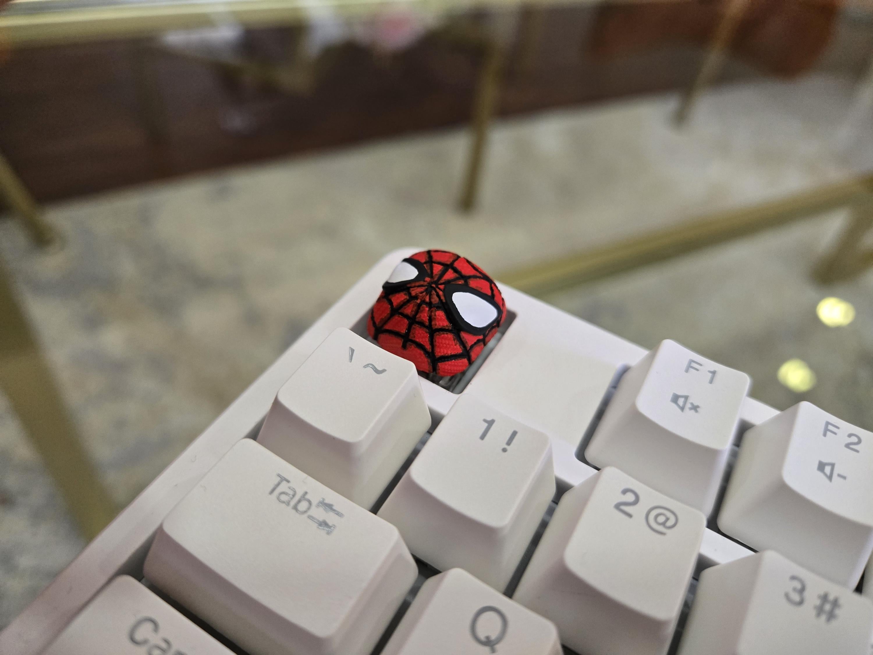 Hand-Painted Video Game Spider Artisan Keycap for mechanical keyboard