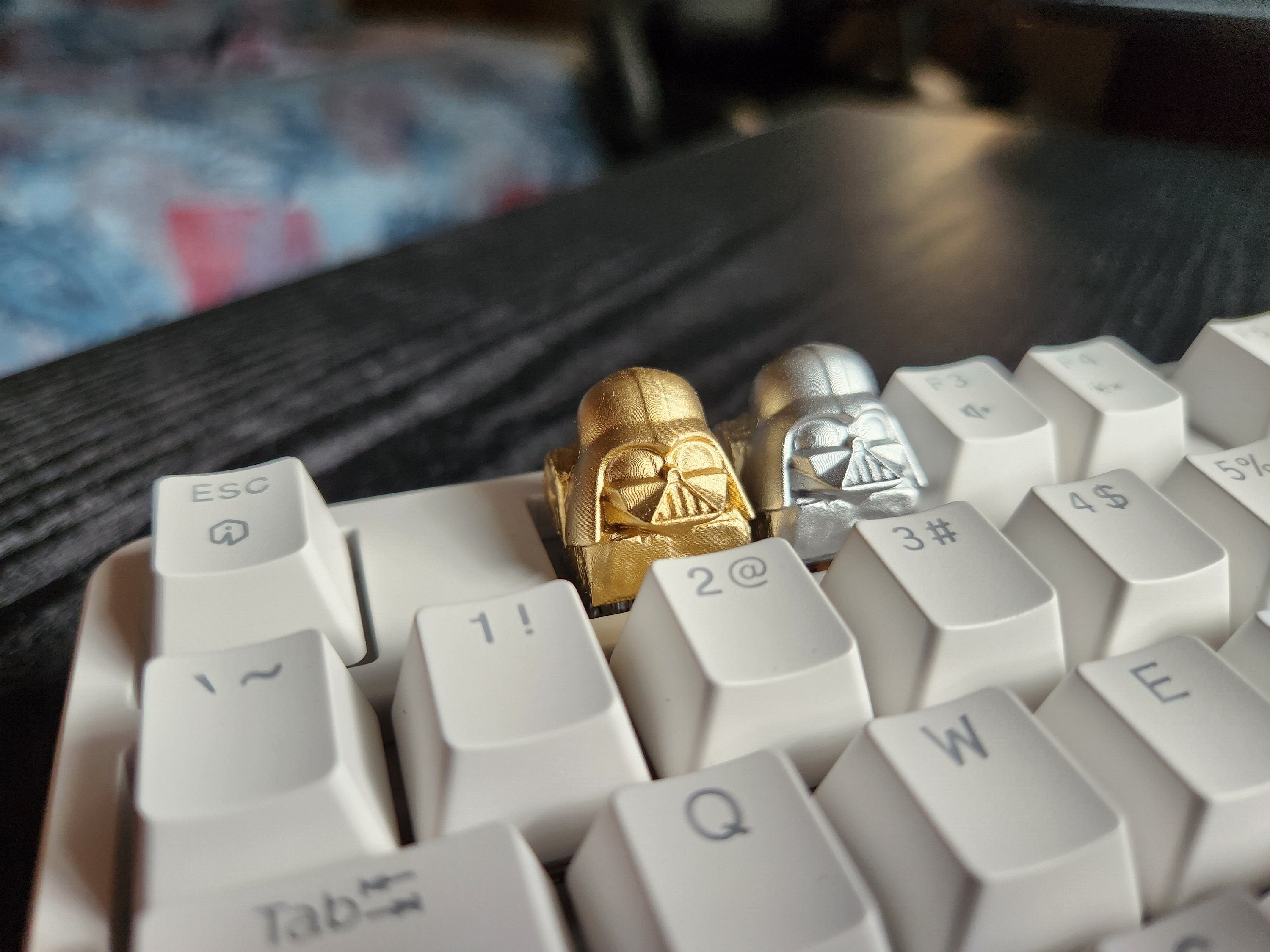 Hand-Painted Video Game Metallic Artisan Keycap for mechanical keyboard