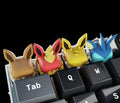 Hand-Painted Eevee Artisan Keycaps for mechanical keyboard