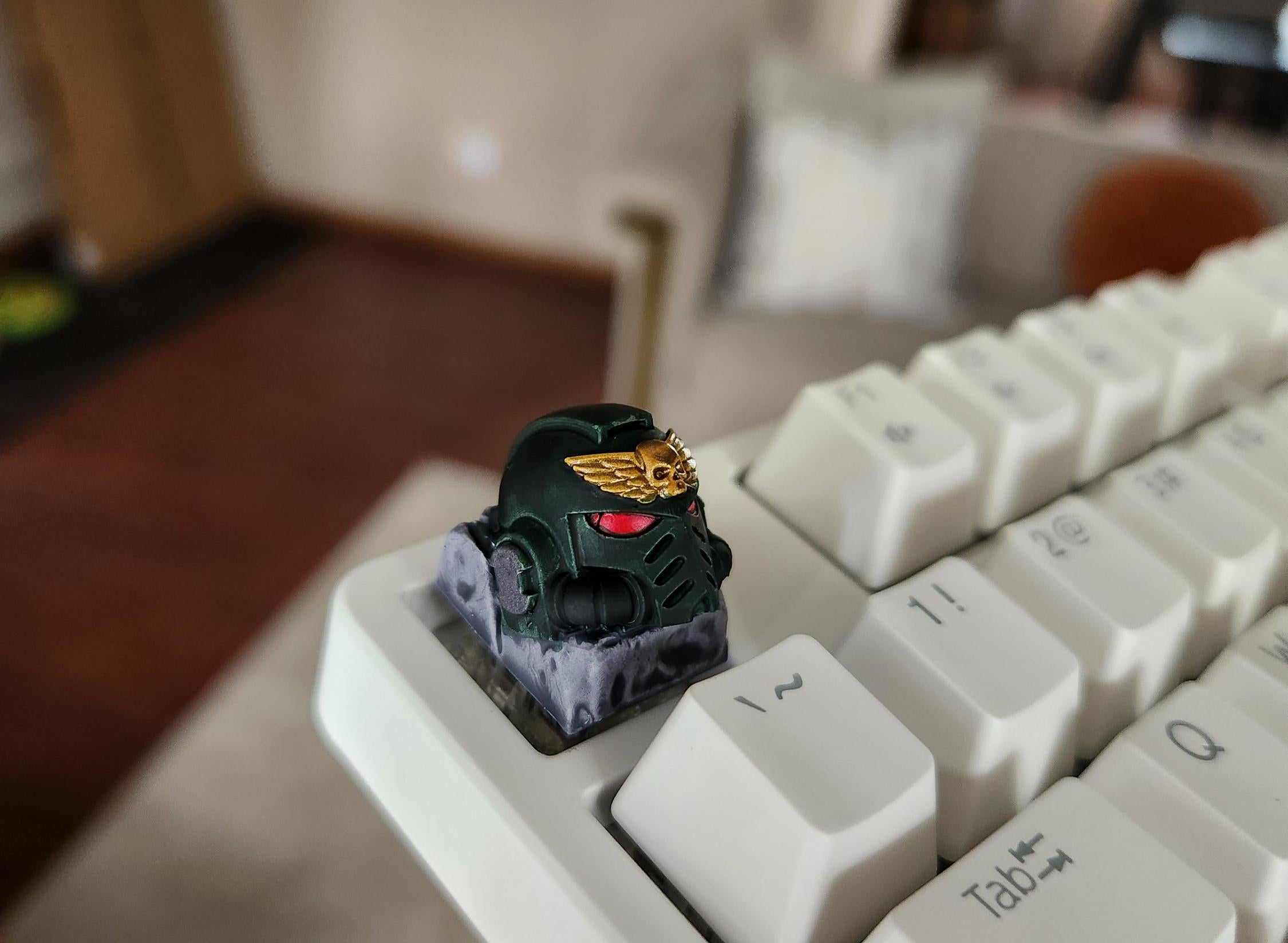 Hand-Painted Marine Artisan Keycap for mechanical keyboard