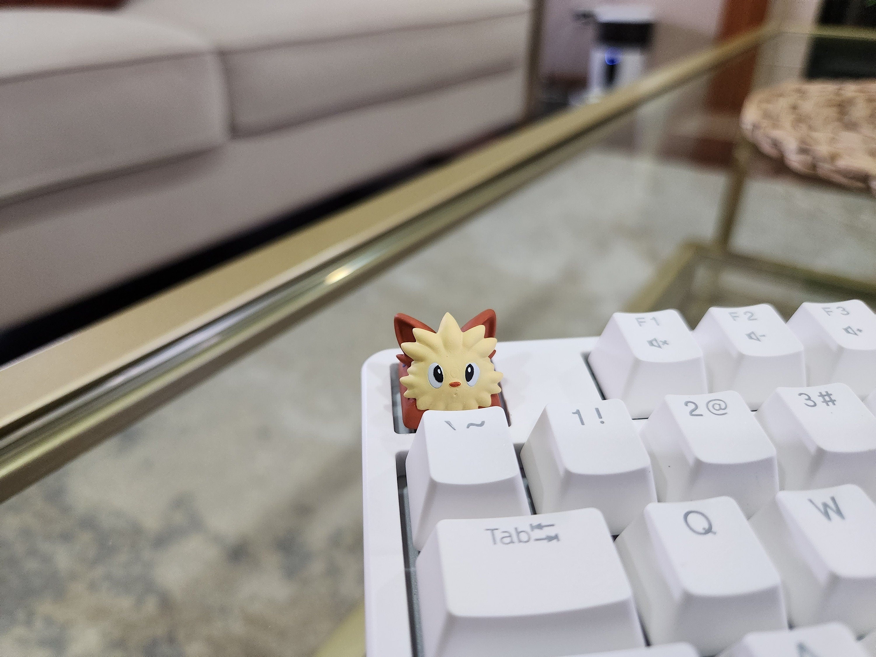 Hand-Painted Lillipup Artisan Keycap for mechanical keyboard
