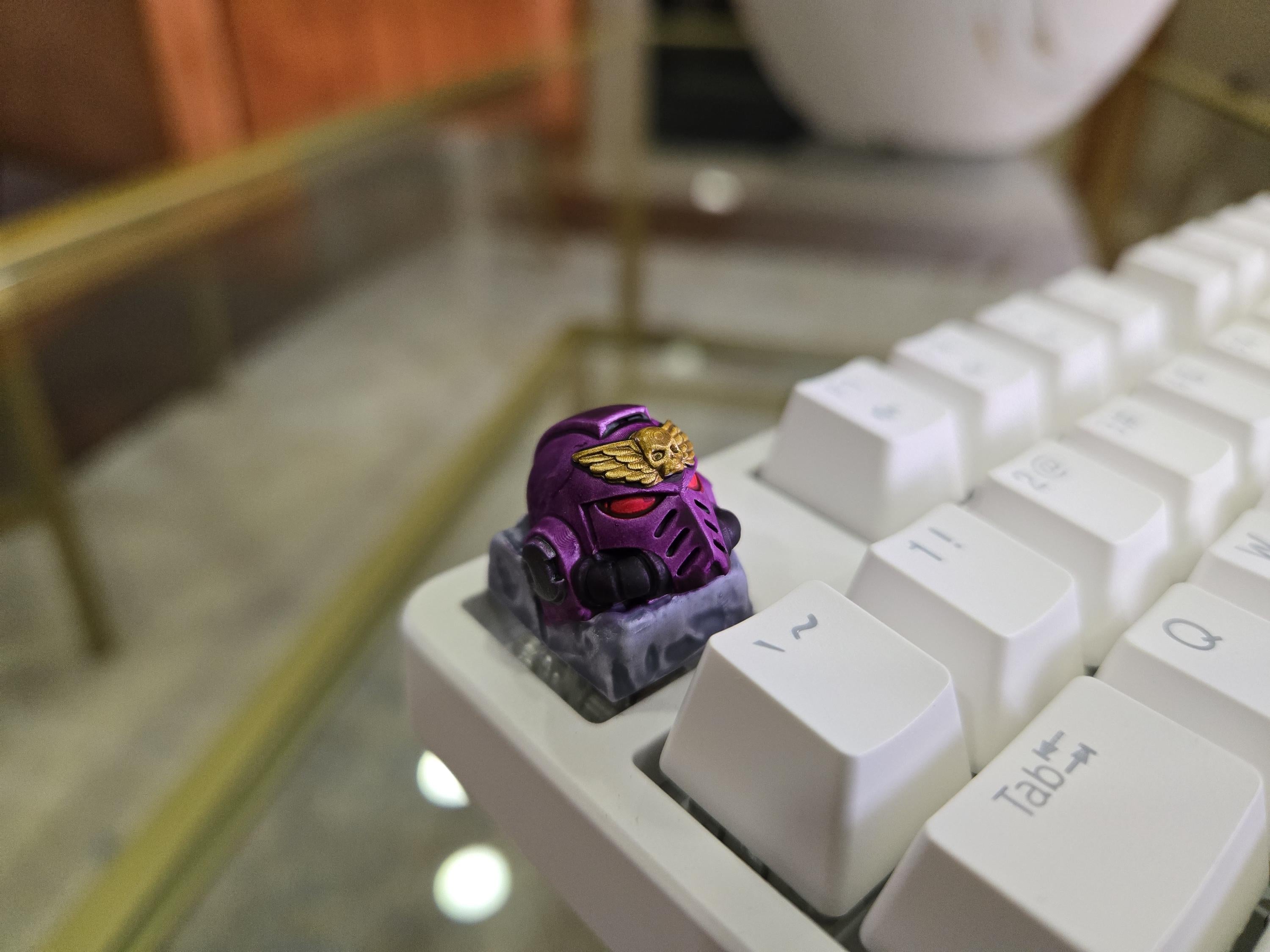 Hand-Painted Marine Artisan Keycap for mechanical keyboard