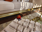 Marine Helmet Keycap – hand painted artisan keycap for mechanical keyboard – view 4