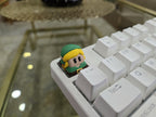 Forest Hero Keycap – hand painted artisan keycap for mechanical keyboard – view 2