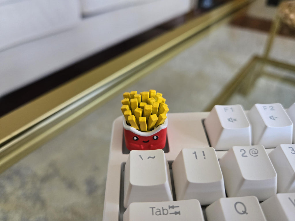Hand-Painted Fries Food Artisan Keycap for mechanical keyboard