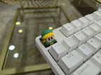 Forest Hero Keycap – hand painted artisan keycap for mechanical keyboard – view 4