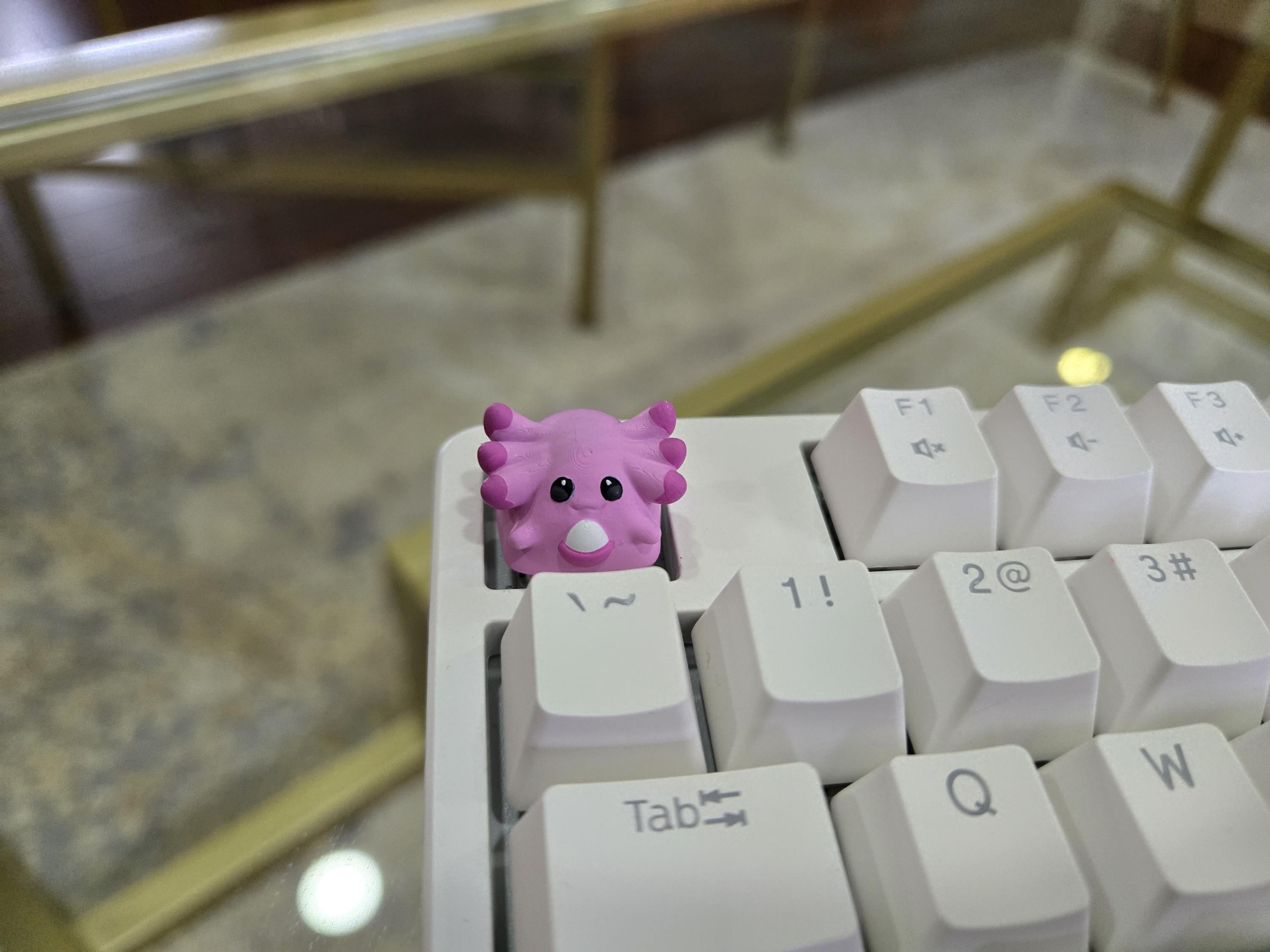 Hand-Painted Chansey Artisan Keycap for mechanical keyboard