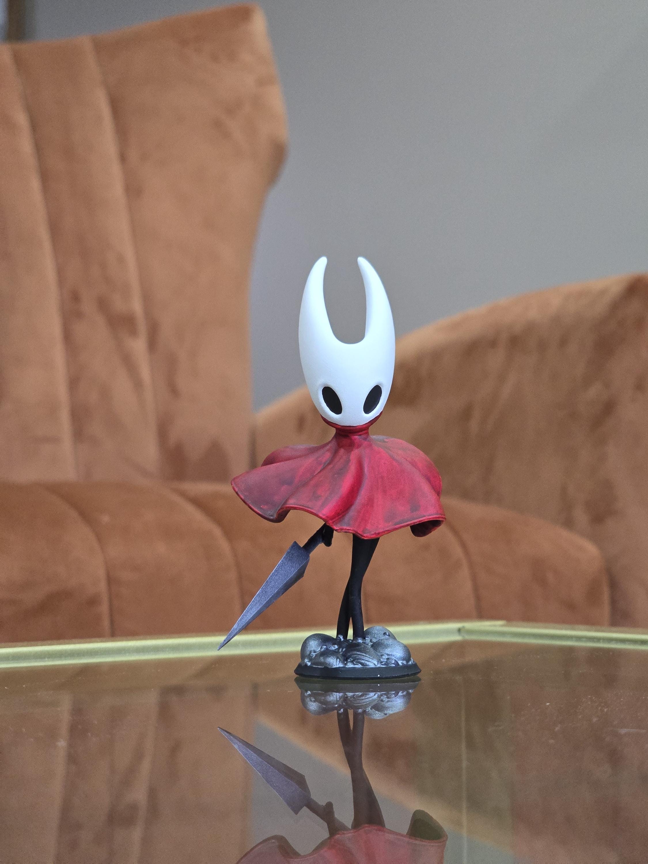 Hand-painted hollow knight silksong hornet collectible display figure