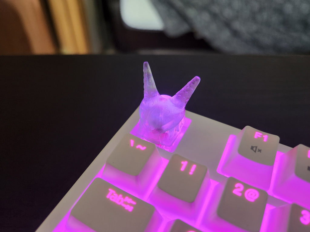 Clear Anime Artisan Keycap for mechanical keyboard