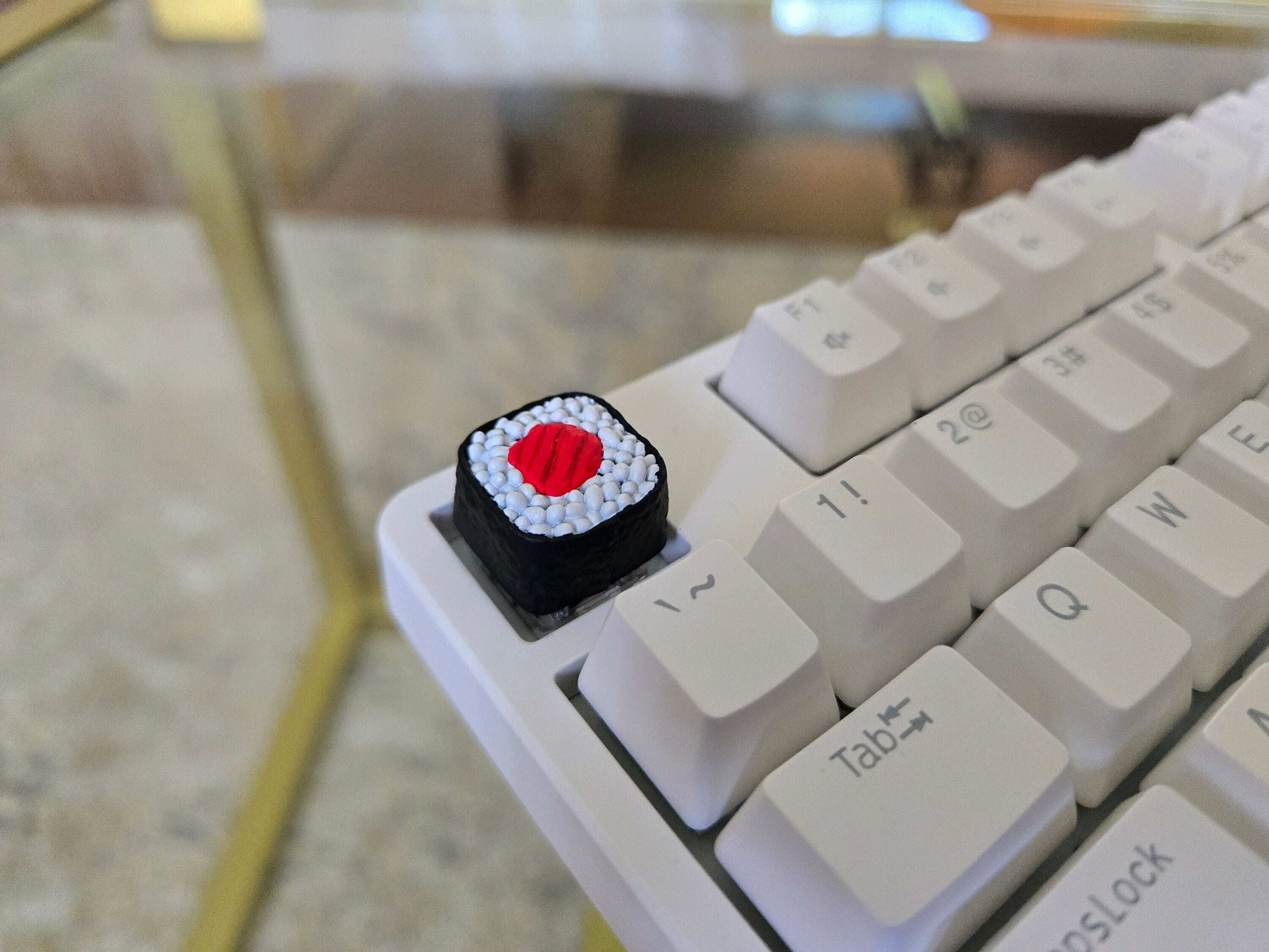 Hand-Painted Sushi Artisan Keycap for mechanical keyboard