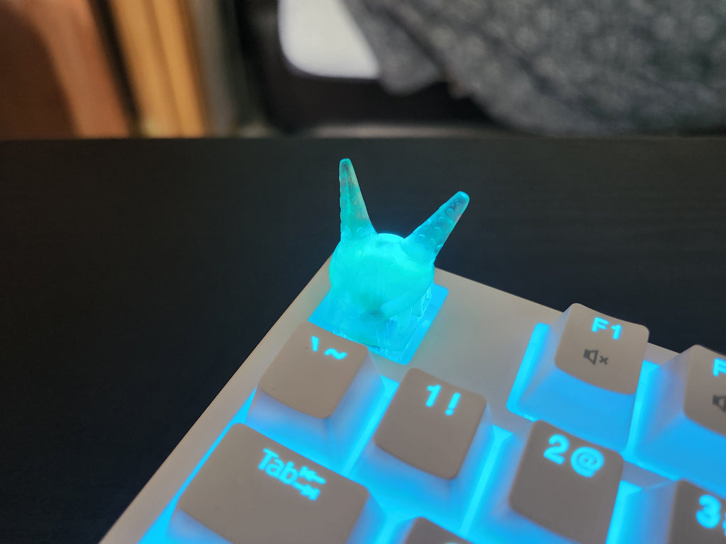 Clear Anime Artisan Keycap for mechanical keyboard