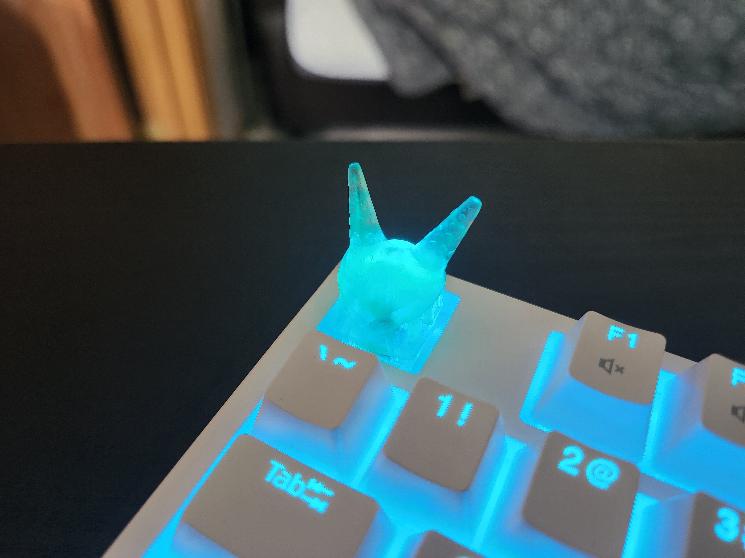 Clear Anime Artisan Keycap for mechanical keyboard