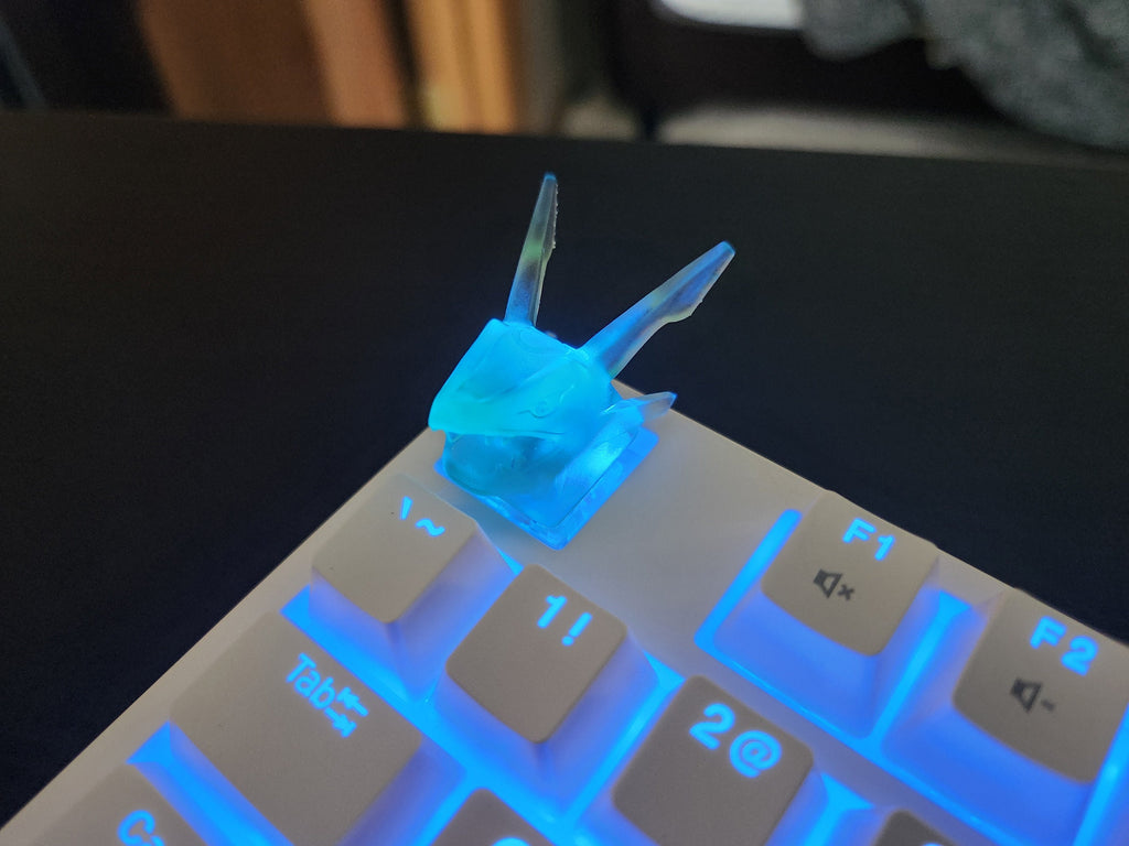 Clear Video Game Artisan Keycap for mechanical keyboard