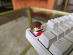 Hand-Painted Anime Momo Artisan Keycap for mechanical keyboard