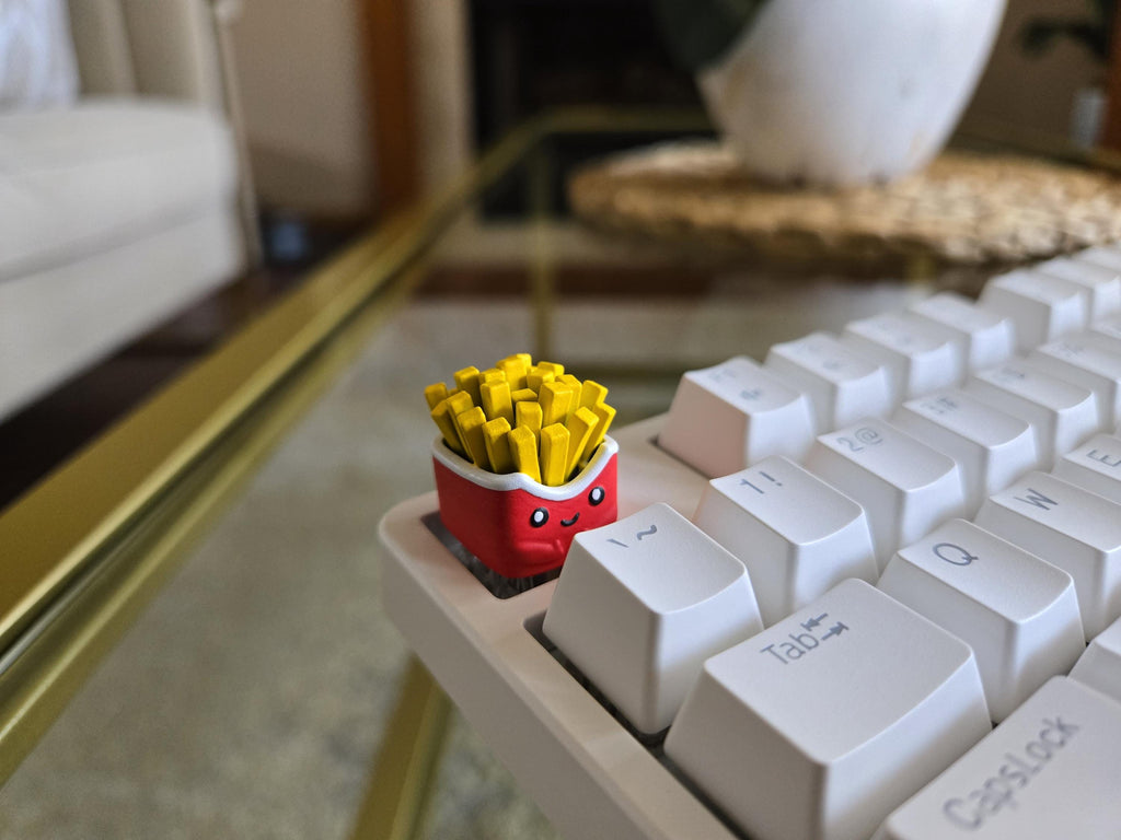 Hand-Painted Fries Food Artisan Keycap for mechanical keyboard