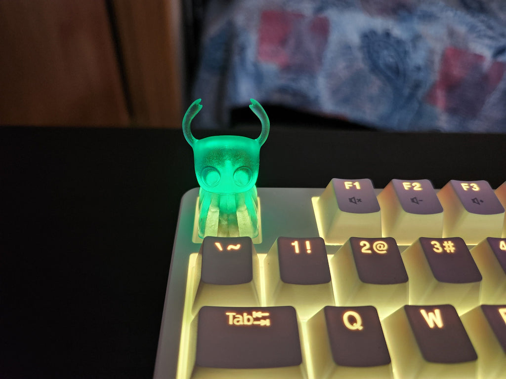 Clear Hollow Knight Artisan Keycap for mechanical keyboard