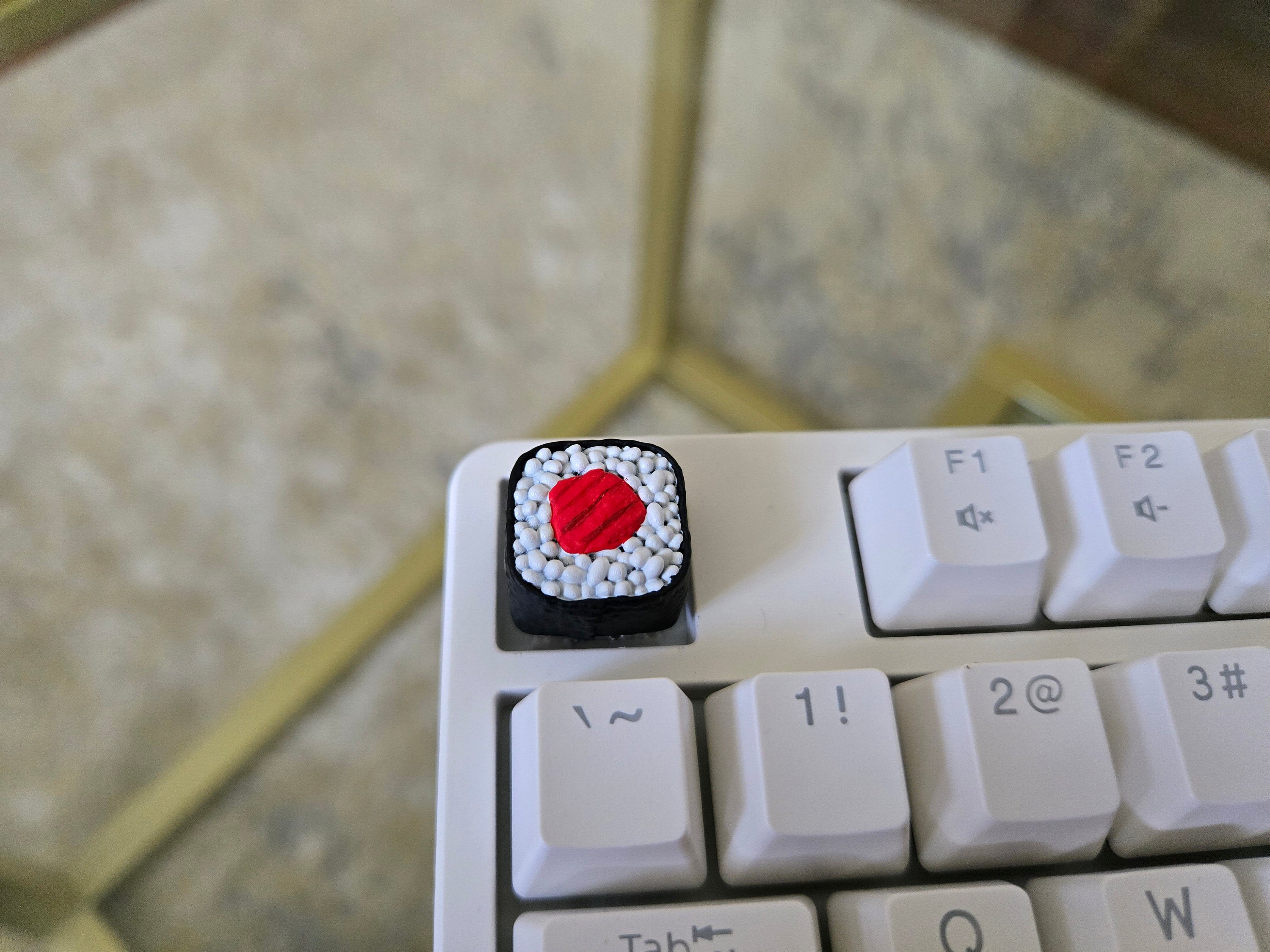Hand-Painted Sushi Artisan Keycap for mechanical keyboard