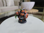 Pumpkin Knight Miniature – hand painted tabletop miniature – view 5