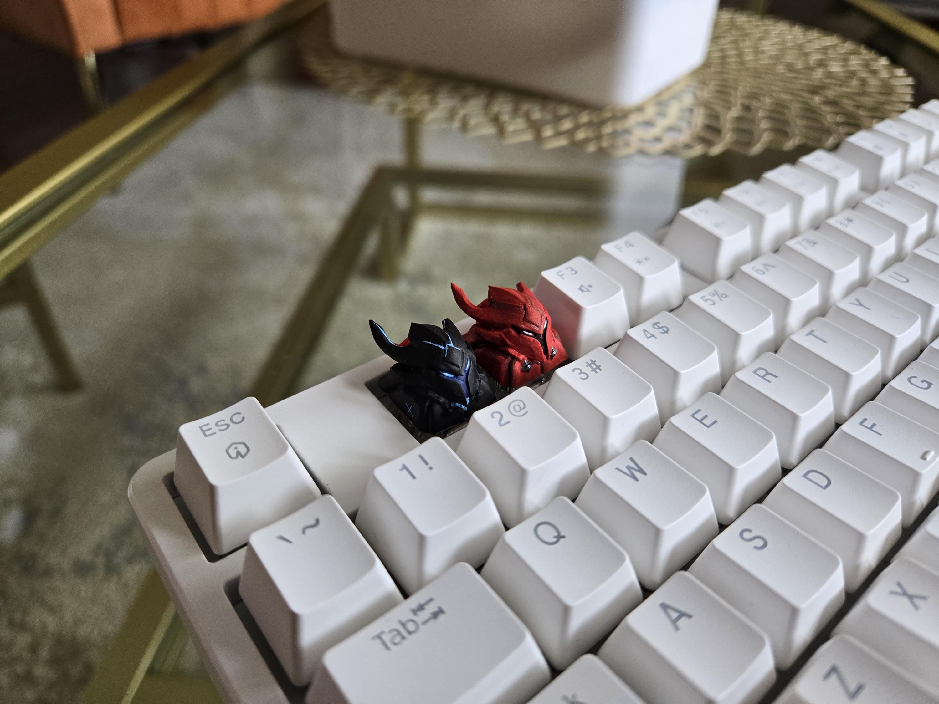 Hand-Painted Igris Anime Artisan Keycap for mechanical keyboard