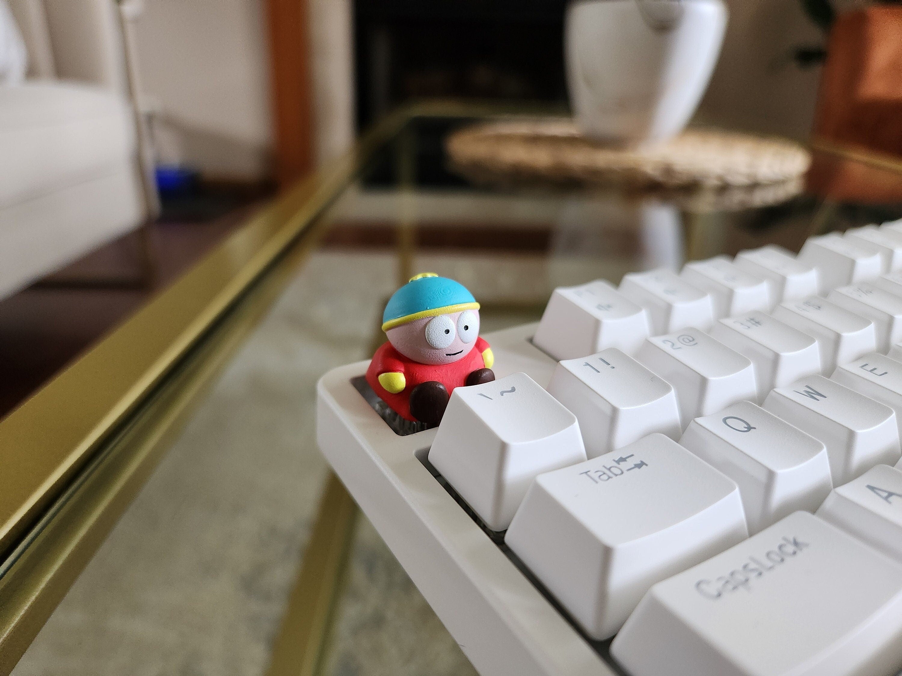 Hand-Painted Cartoon Eric Artisan Keycap for mechanical keyboard