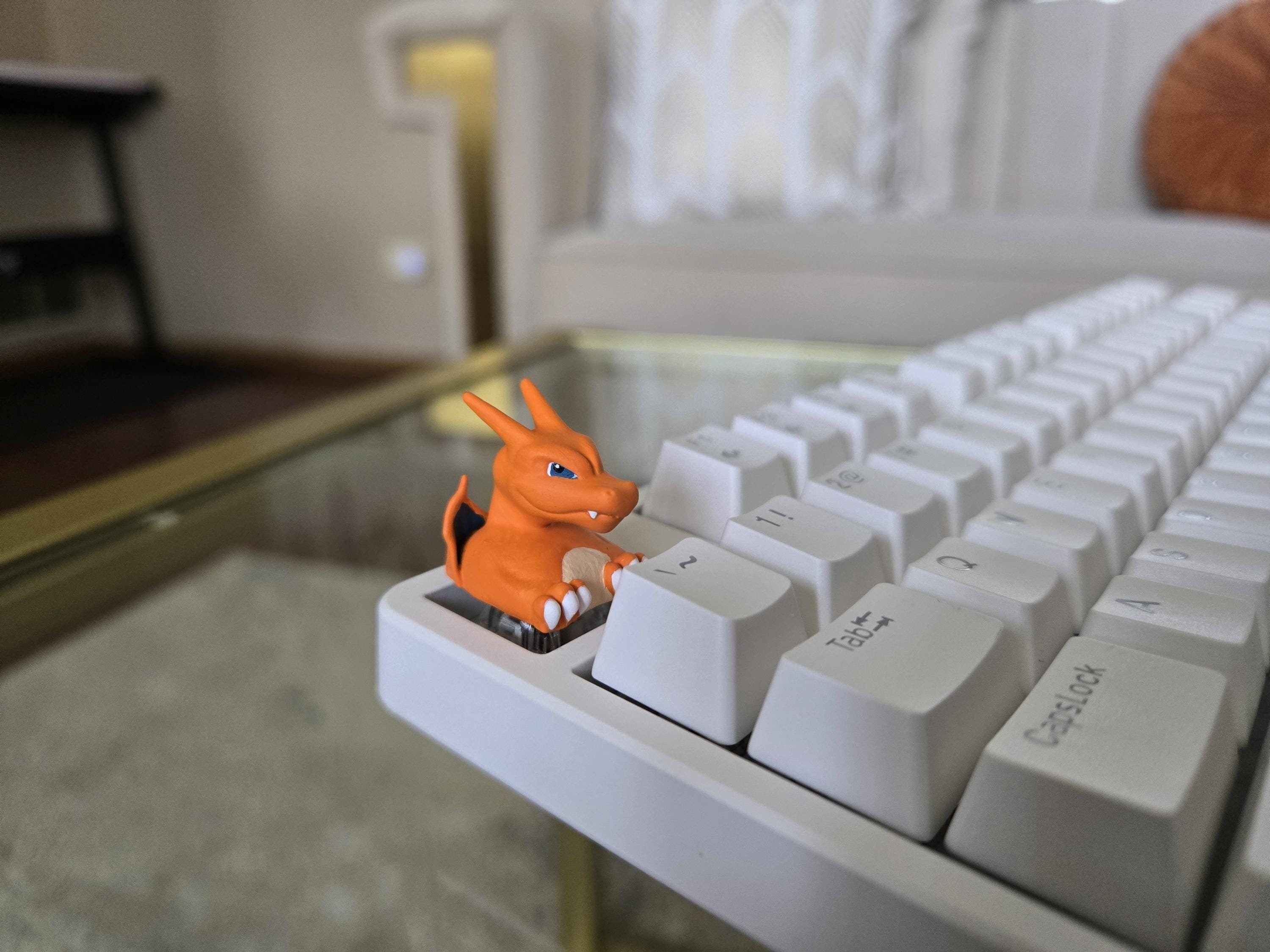 Hand-Painted Charizard Artisan Keycap for mechanical keyboard