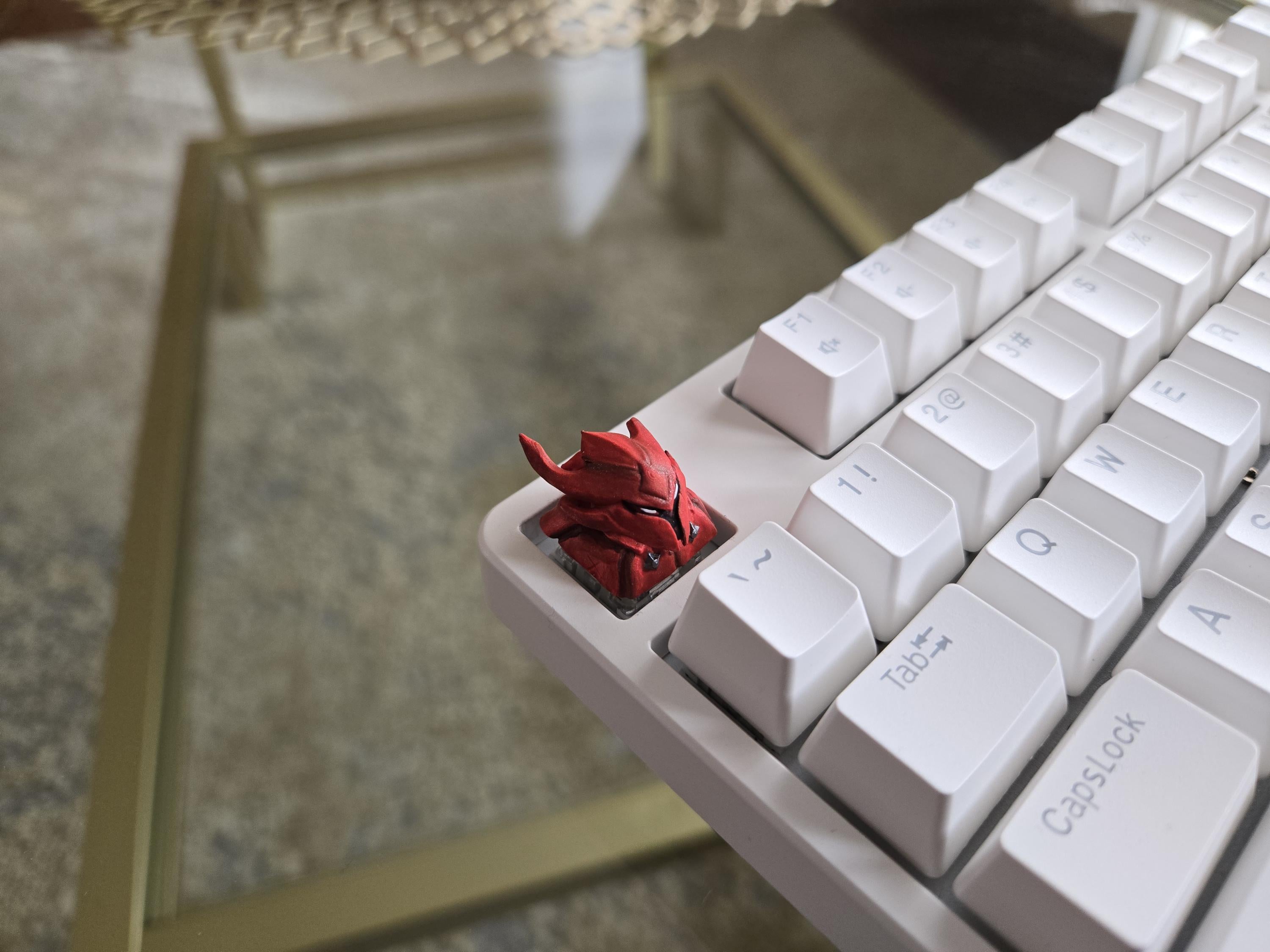 Hand-Painted Igris Anime Artisan Keycap for mechanical keyboard