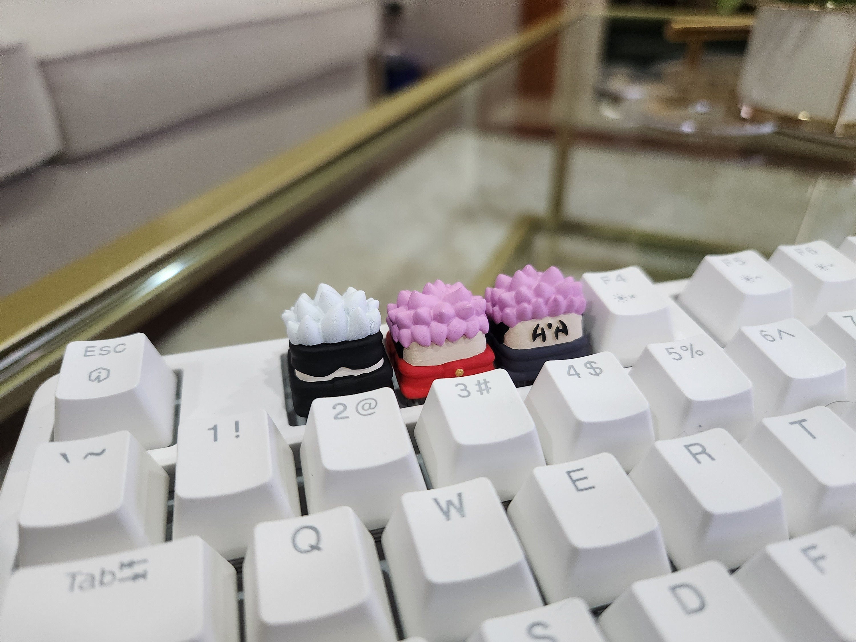 Hand-Painted Anime Artisan Keycap for mechanical keyboard