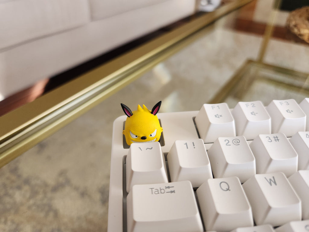 Hand-Painted Palworld Grizzbolt Video Game Artisan Keycap for mechanical keyboard