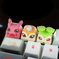 Hand-Painted Digi-Babies Artisan Keycaps for mechanical keyboard