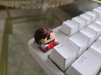 Hand-Painted Anime Momo Artisan Keycap for mechanical keyboard
