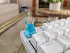 Clear Anime Snorlax Artisan Keycap for mechanical keyboard