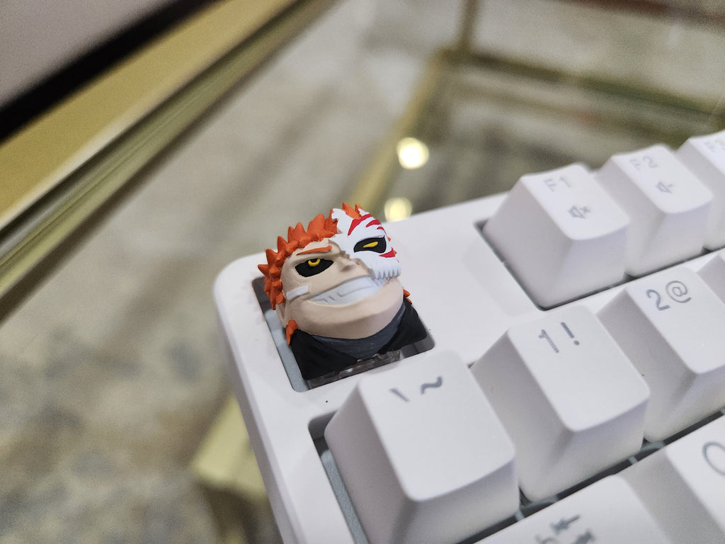 Hand-painted anime character artisan keycap for mechanical keyboard